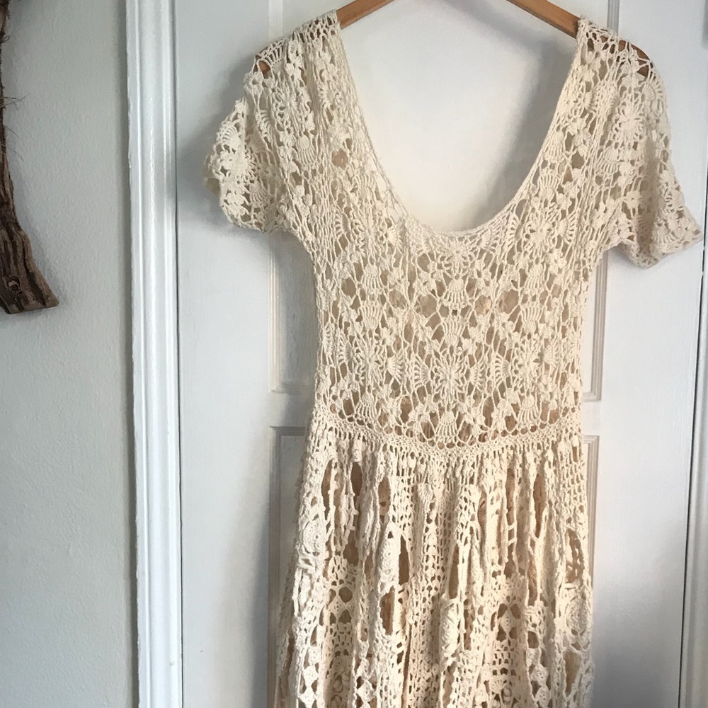 Hand crochet dress
